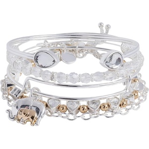 Alex and Ani Paws of Love’ Bracelet Set of 3(Two Toned)