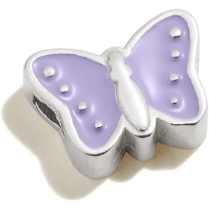 Alex and Ani Purple Butterfly Slider Charm