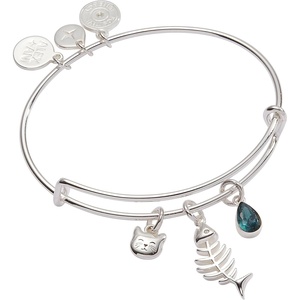 Alex and Ani Raise the Woof Dog Bangle(Fish Bone Cat Bangle)