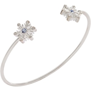 Alex and Ani Snowflake Flex Cuff Bracelet(Silver)