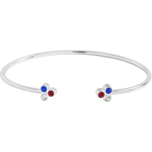 Alex and Ani Star Cord Bracelet(Red  White and Blue 3 stone flex cuff)