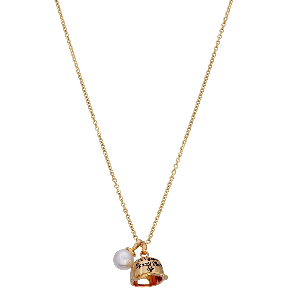 image:imageAlex and Ani MDD Living That Sports Mom Life Charm Necklace Brass Shiny Gold