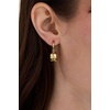 Alex And Ani MDD Sports Mom Cap Earring, Brass Shiny Gold