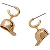 Alex And Ani MDD Sports Mom Cap Earring, Brass Shiny Gold