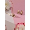 Alex And Ani MDD Sports Mom Cap Earring, Brass Shiny Gold