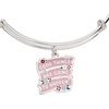 Alex and Ani ‘Good Things Are Going to Happen’ Charm Bangle Bracelets(Shiny Silver)