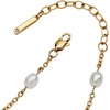 Alex and Ani Seashell Inline Charm Anklet | Gold-Plated & Pearl | Chain Anklet | Dainty Beach Anklet | Beach Jewelry For Women