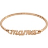 Alex and Ani Tea Party Mama Tension Cuff, Brass Shiny Gold