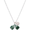 Alex and Ani Barbie™ Pickleball Charm Pendant, Brass Shiny Silver