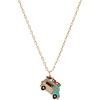Alex and Ani Taco Truck Necklace | Opening Locket Pendant | Pendant Necklace For Women | Gold-Plated, Enamel | Taco Jewelry