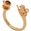 Alex and Ani Tea Party Open Ring, Brass Shiny Gold