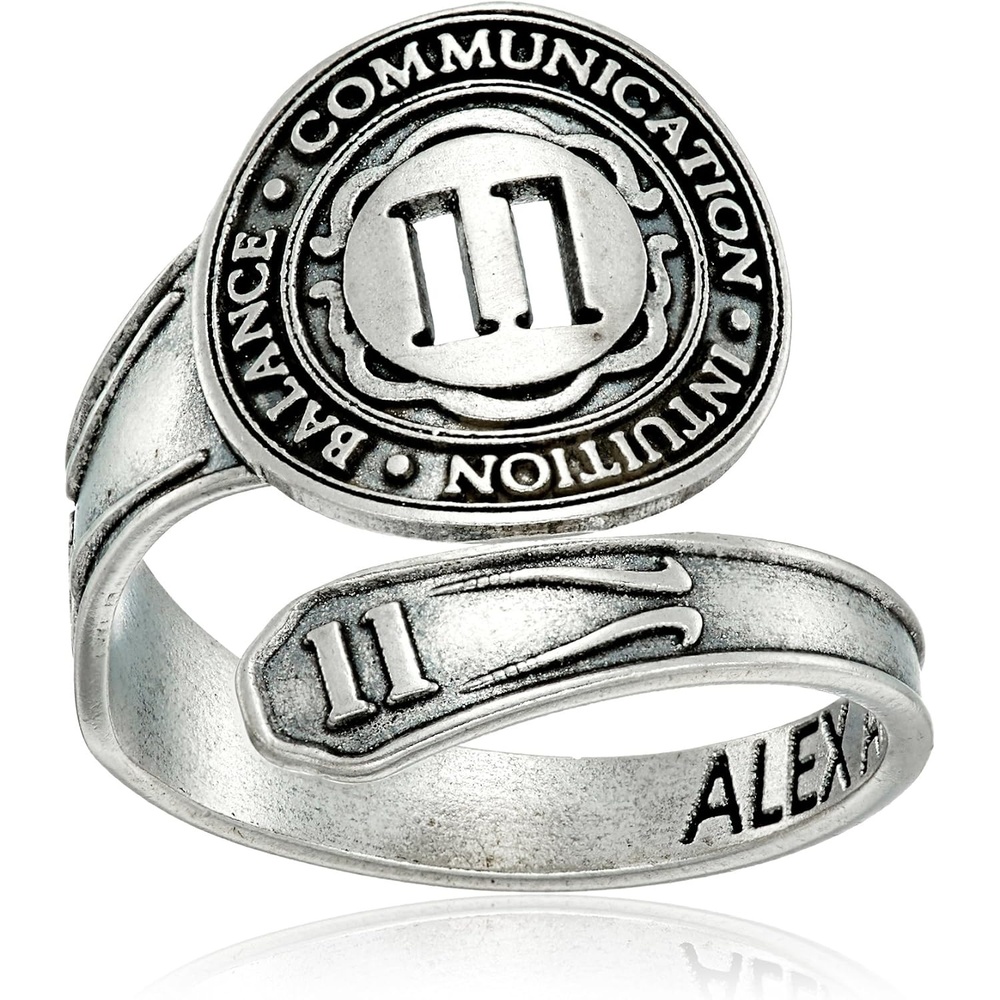 image:imageAlex and Ani Number 33 Spoon Ring  Teacher Generous and CompassionEleven
