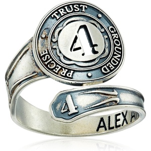 Alex and Ani Number 33 Spoon Ring | Teacher, Generous, and Compassion(Four)