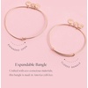 Alex and Ani Words Are Powerful Patriotic Expandable Bangle for Women, 2 to 3.5 in(Bangle Charm Classic Traditional)